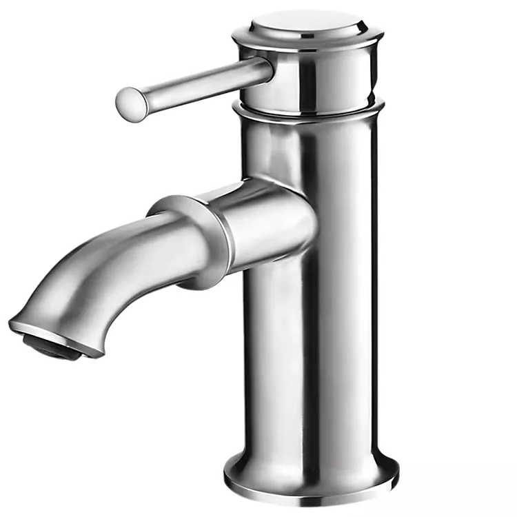 Faucet tal-baċin sħun u kiesaħ b'toqba waħda tal-bambu-joint