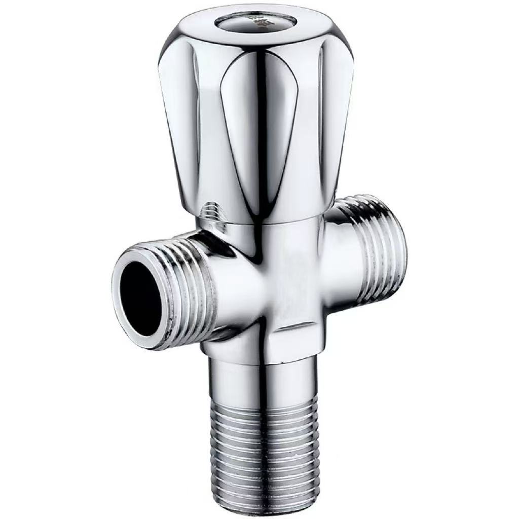 Valv tad-Devjazzjoni bi Tliet Modi tal-Manku tal-Petali Electroplated Valv tad-Devjazzjoni bi Tliet Modi tal-Manku tal-Petali Electroplated