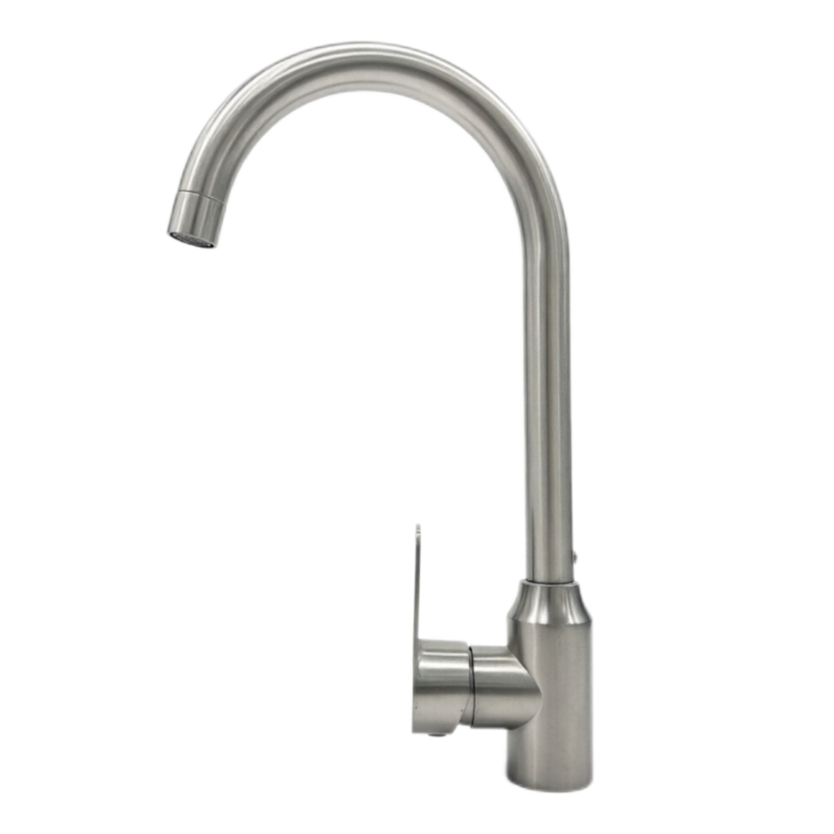 Faucet Kbir tal-Ilma sħun u kiesaħ li jdur bil-kurva Faucet Kbir tal-Ilma sħun u kiesaħ li jdur bil-kurva