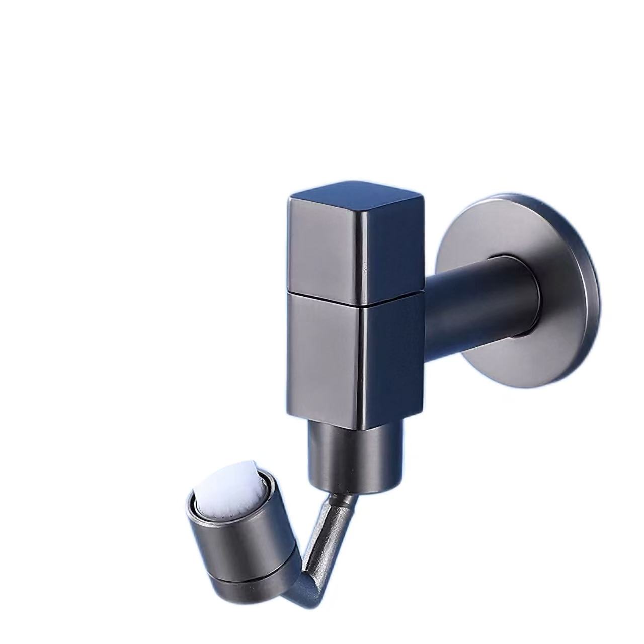 Faucet immuntat mal-ħajt Swirl Griż Minimalista