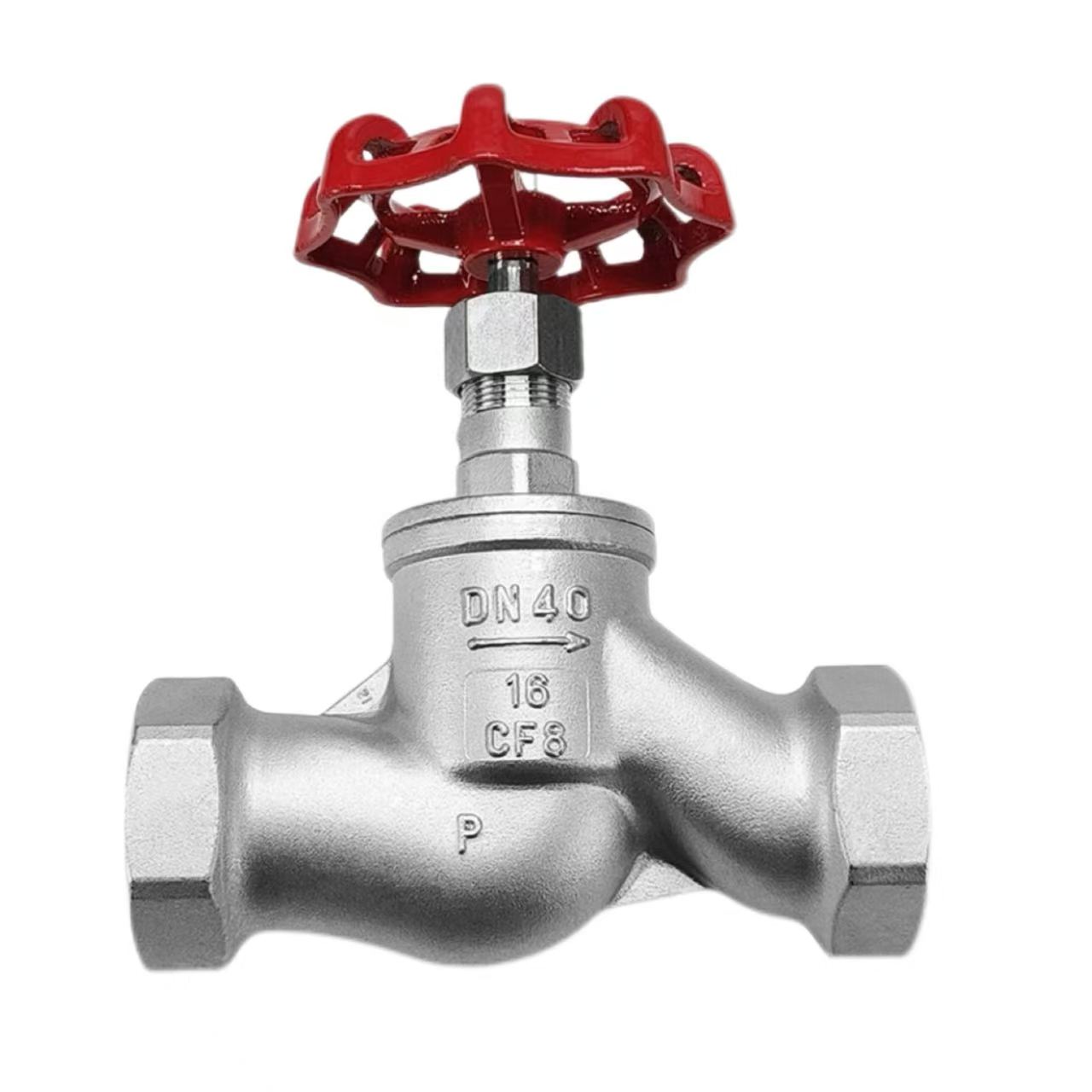 S Tip Threaded Angolu Pattern Globe Valve
